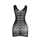 SUBBLIME – 952167 SHORT ELASTIC FISHNET DRESS BLACK ONE SIZE