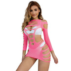 SUBBLIME – Langärmeliger Body, sexy ausgehöhlt