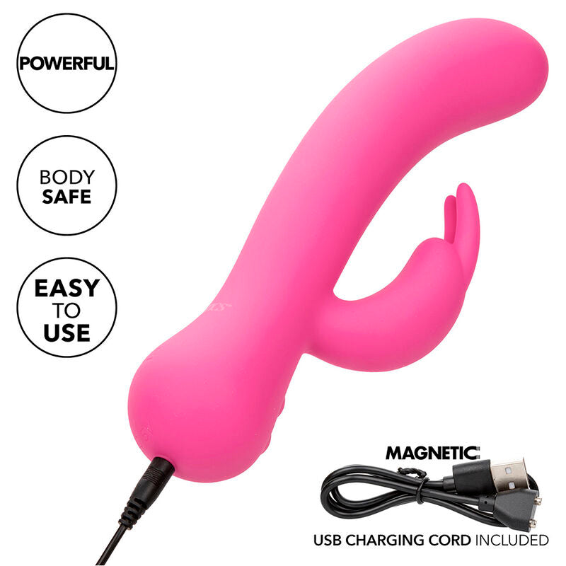 CALEXOTICS – FIRST TIME VIBRATORE CONIGLIO RICARICABILE ROSA