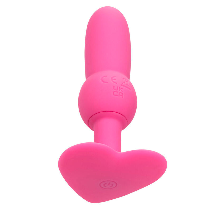 CALEXOTICS – FIRST TIME ANAL PLUG BEADED PROBE 10 VIBRATIONS PINK