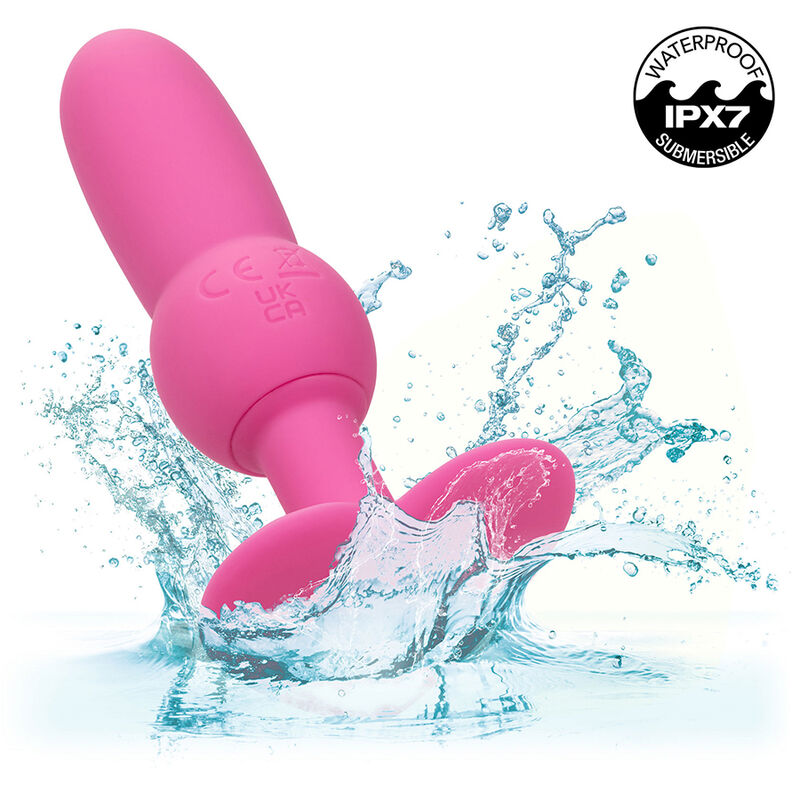 CALEXOTICS – FIRST TIME ANAL PLUG BEADED PROBE 10 VIBRATIONS PINK