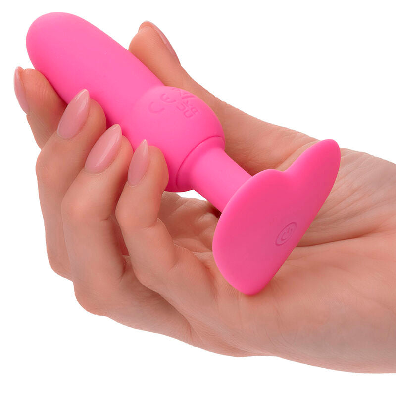 CALEXOTICS – FIRST TIME ANAL PLUG BEADED PROBE 10 VIBRATIONS PINK