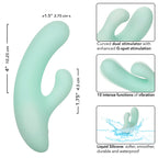 CALEXOTICS – PACIFICA FIJI VIBRATEUR & ESTIMULATEUR POINT G 10 VIBRATIONS AQUA