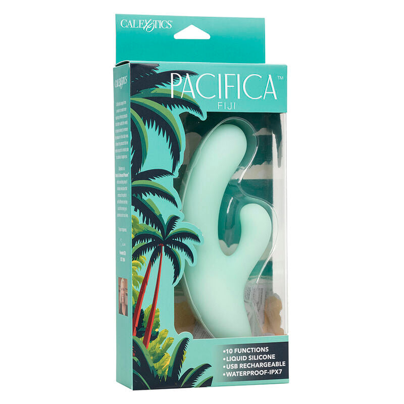 CALEXOTICS – PACIFICA FIJI VIBRATEUR & ESTIMULATEUR POINT G 10 VIBRATIONS AQUA