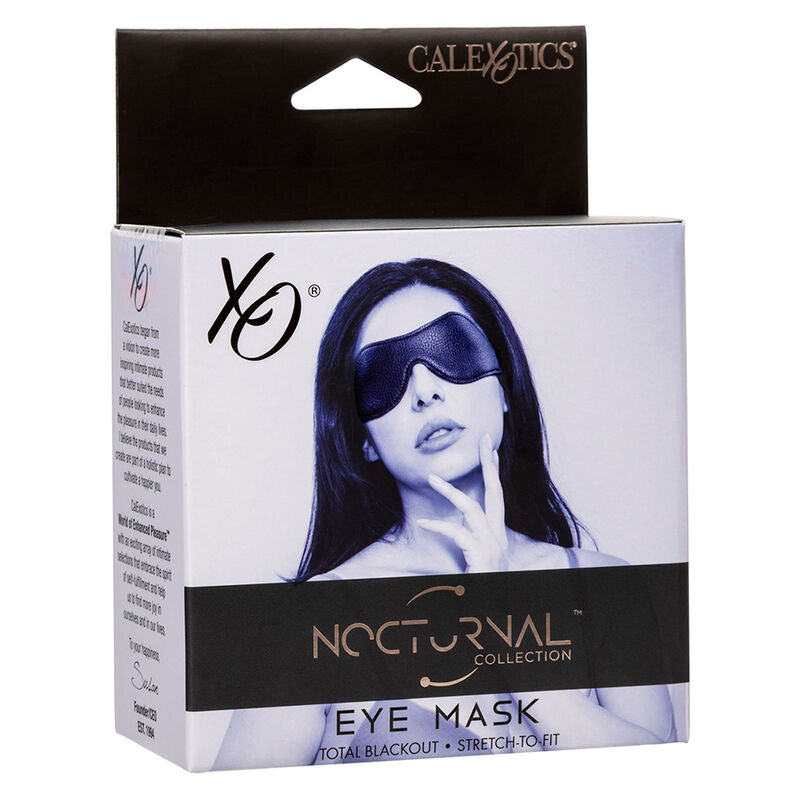 CALEXOTICS – NOCTURNAL MASQUE POUR LES YEUX EN CUIR PVC NOIR