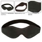CALEXOTICS – NOCTURNAL MASQUE POUR LES YEUX EN CUIR PVC NOIR