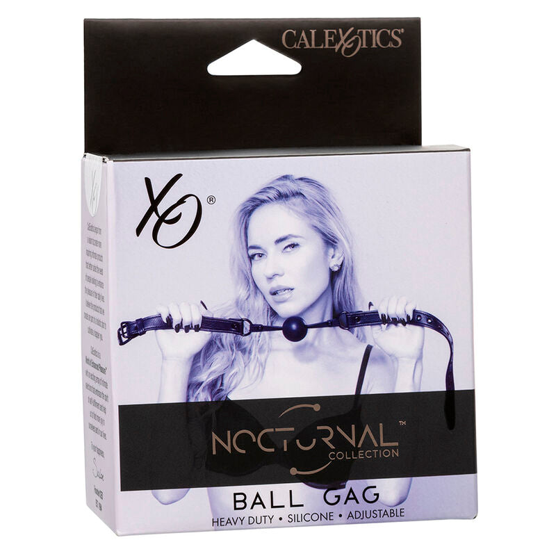 CALEXOTICS – NOCTURNAL BÂILLON À BOULE EN SILICONE NOIR