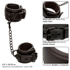 CALEXOTICS – NOCTURNAL MANICHETTE DA POLSO IN PELLE REGOLABILI NERE