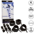 CALEXOTICS – NOCTURNAL CEINTURE DE LIT RÉGLABLE EN CUIR NOIR