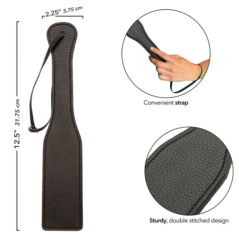 CALEXOTICS – NOCTURNAL PADDLE EN CUIR NOIR