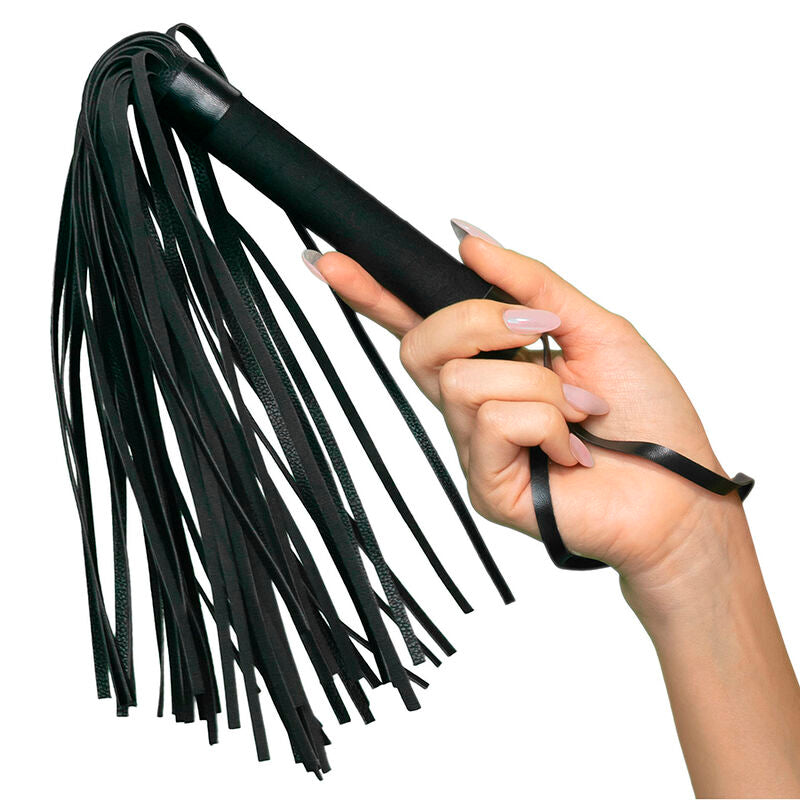 CALEXOTICS – NOCTURNAL FLOGGER LEATHER BLACK