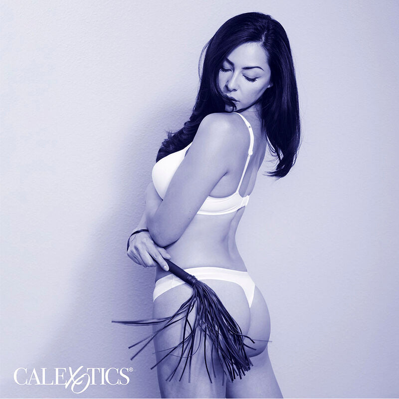 CALEXOTICS – NOCTURNAL FLOGGER LEATHER BLACK