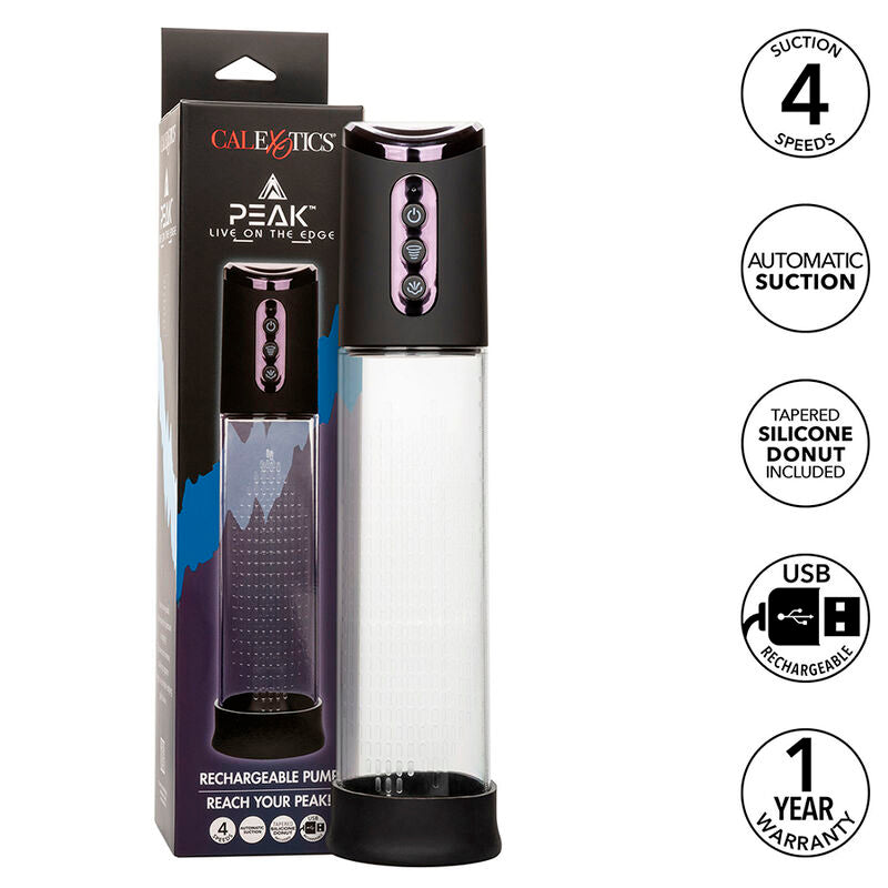 CALEXOTICS – PEAK 4-SPEED SUCTION PUMP BLACK