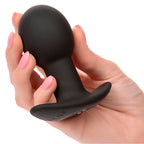 CALEXOTICS – ROCK BOTTOM ANAL PLUG 10 VIBRATIONS SILICONE BLACK