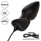 CALEXOTICS Rock Bottom Perfect – Analplug mit 10 Vibrationen, schwarz
