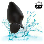 CALEXOTICS Rock Bottom Perfect – Analplug mit 10 Vibrationen, schwarz
