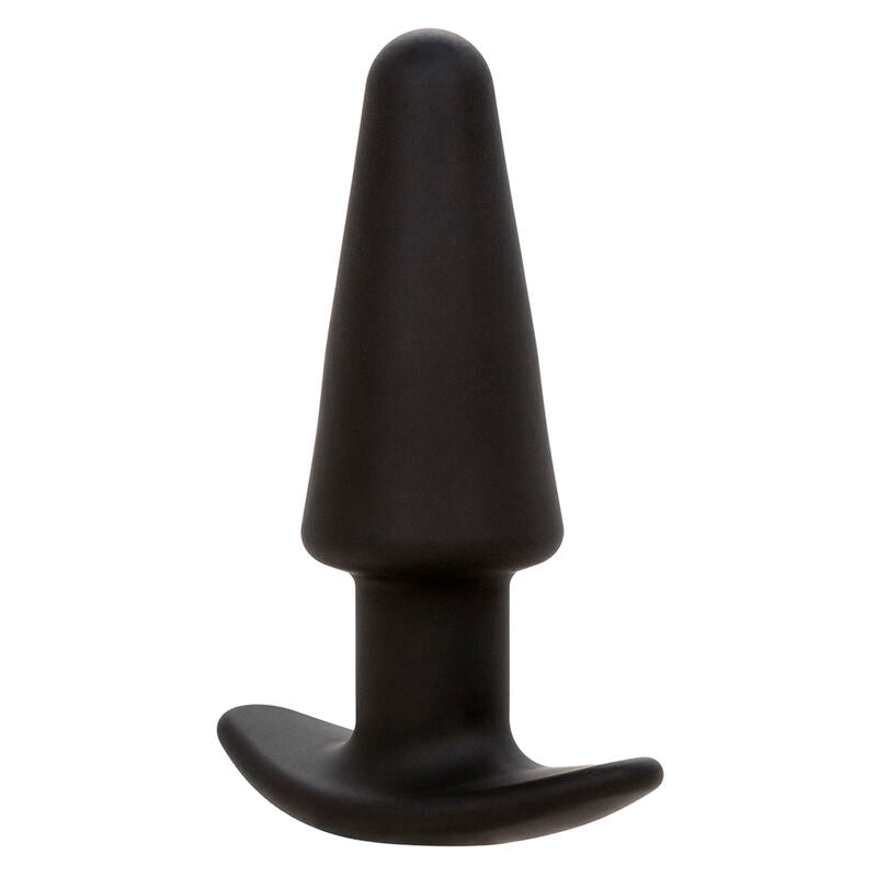 CALEXOTICS – ROCK BOTTOM TAPERED ANAL PLUG 10 VIBRACIONES SILICONE BLACK