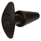 CALEXOTICS – ROCK BOTTOM TAPERED ANAL PLUG 10 VIBRACIONES SILICONE BLACK