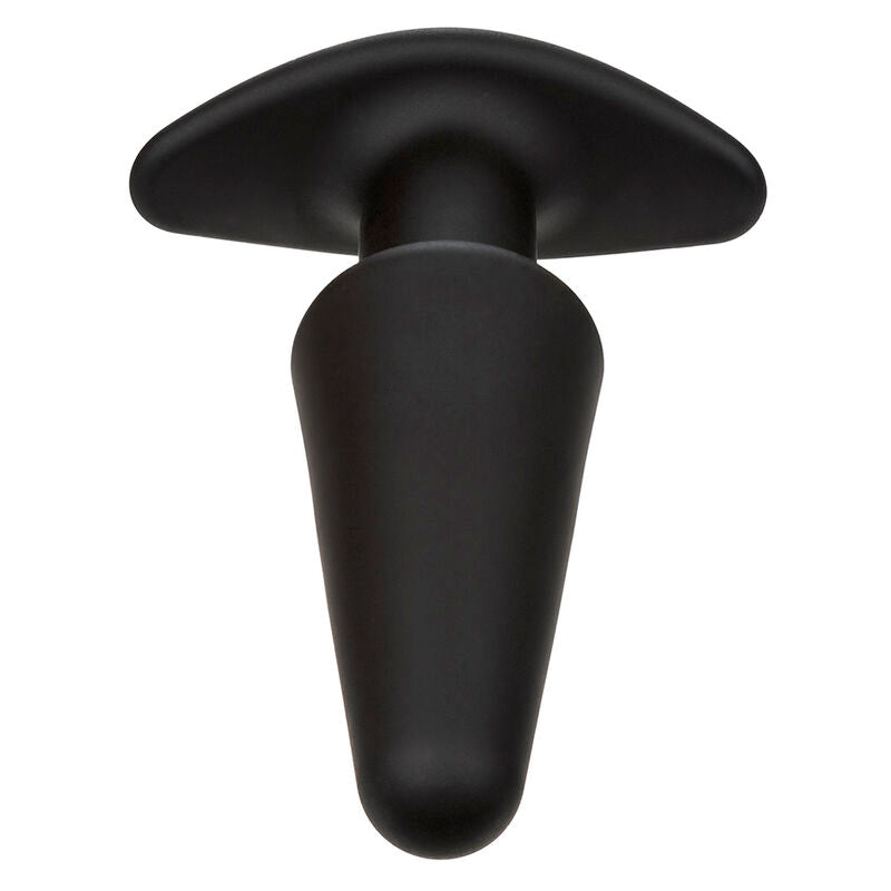 CALEXOTICS – ROCK BOTTOM TAPERED ANAL PLUG 10 VIBRACIONES SILICONE BLACK