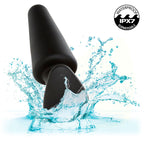 CALEXOTICS – ROCK BOTTOM TAPERED ANAL PLUG 10 VIBRACIONES SILICONE BLACK