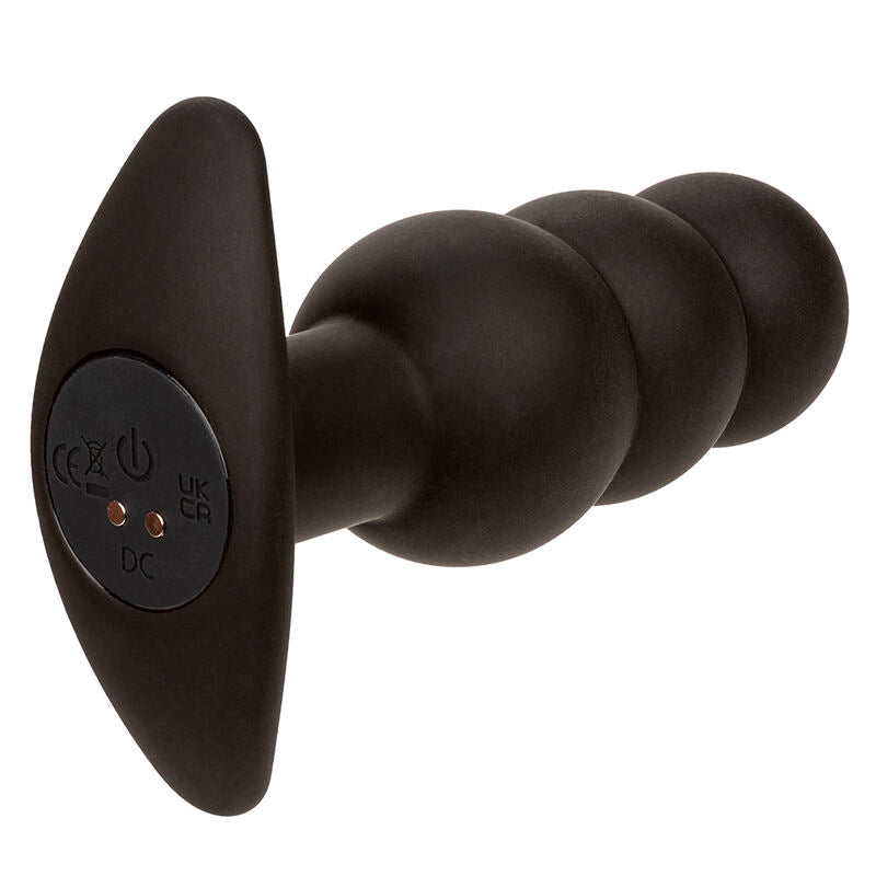 CALEXOTICS – ROCK BOTTOM PERLINE TAPPO ANALE 10 VIBRAZIONI SILICONE NERO