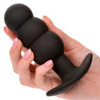 CALEXOTICS – ROCK BOTTOM PERLINE TAPPO ANALE 10 VIBRAZIONI SILICONE NERO