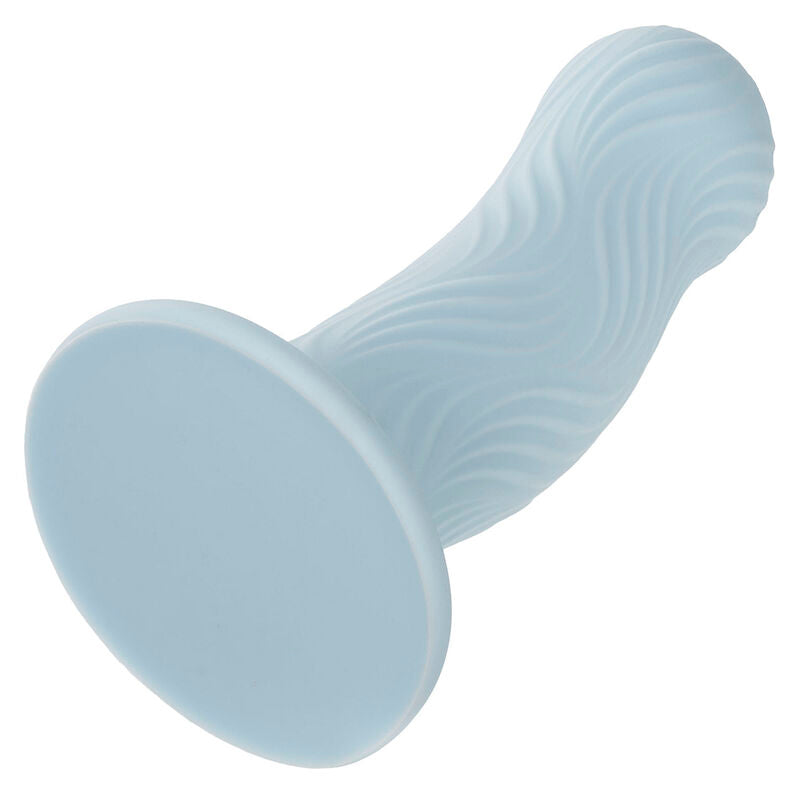 CALEXOTICS Wave Rider Foam – Analplug mit Saugnapfbasis, blau