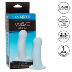 CALEXOTICS Wave Rider Foam – Analplug mit Saugnapfbasis, blau