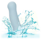 CALEXOTICS Wave Rider Foam – Analplug mit Saugnapfbasis, blau