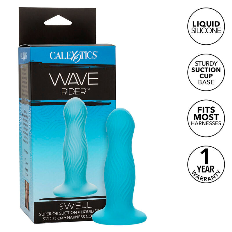 CALEXOTICS – WAVE RIDER SWELL ANAL PLUG BLUE