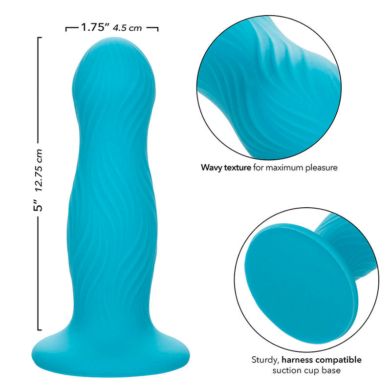 CALEXOTICS – WAVE RIDER SWELL ANAL PLUG BLUE