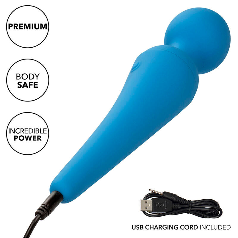 CALEXOTICS – COUTURE KIT VIBRATORE WAND 10 VIBRAZIONI BLU