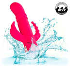 CALEXOTICS – JACK FANTASY VIBRATORE TRIPLO RISCALDATO ROSA CONIGLIO