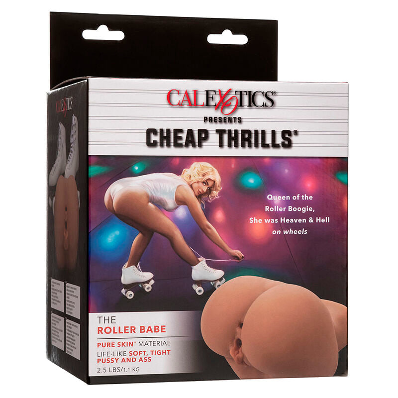 CALEXOTICS – THE ROLLER BABE DOUBLE REALISTIC MASTURBATOR FLESH