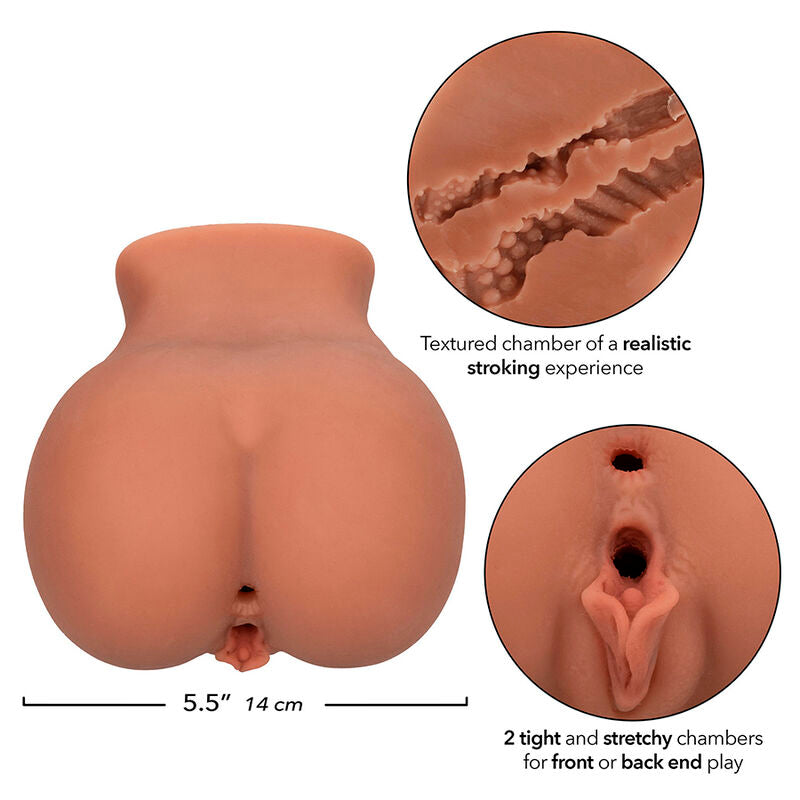 CALEXOTICS – THE ROLLER BABE DOUBLE REALISTIC MASTURBATOR FLESH