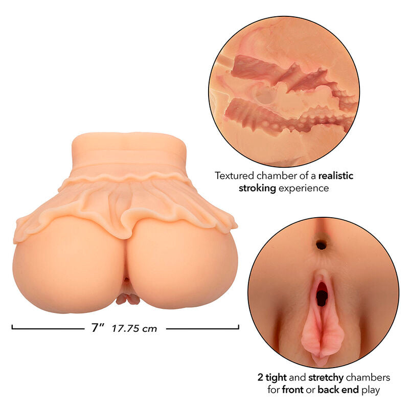 CALEXOTICS – THE PEEP SHOW GIRL DOPPIO MASTURBATORE REALISTICO FLESH