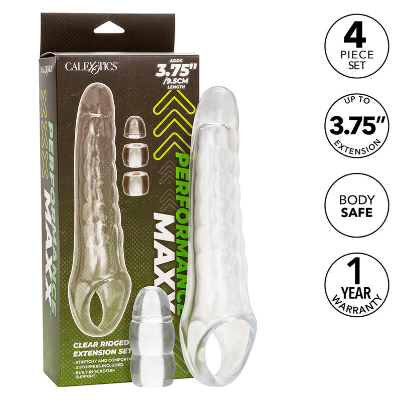 CALEXOTICS Performance Maxx – Penishülle, verstellbar, transparent