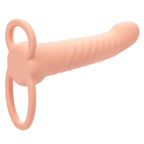CALEXOTICS Performance Maxx Ribbed – Doppelpenetrator, hautfarben