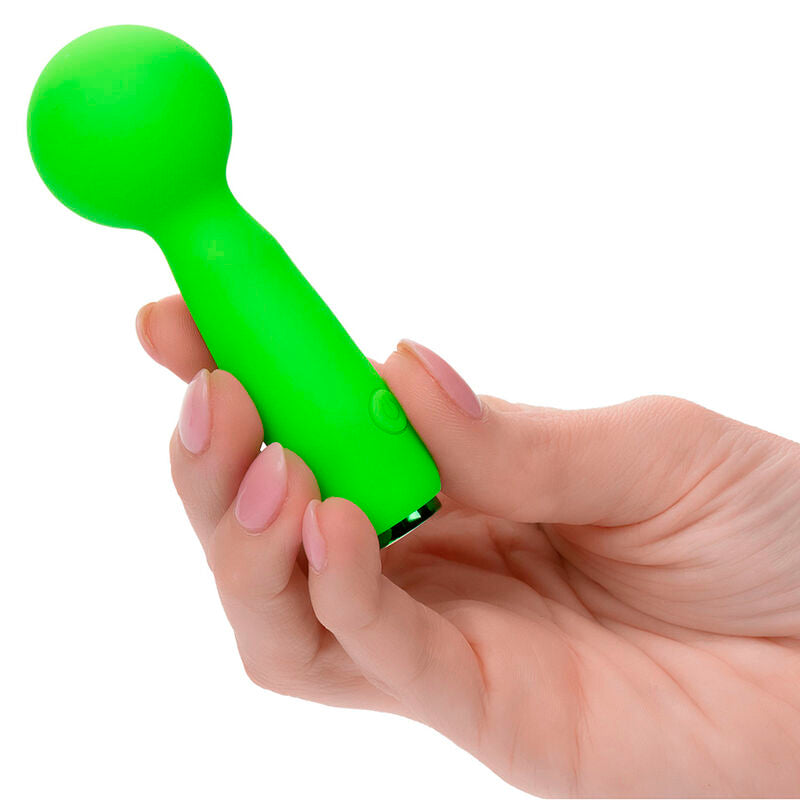 CALEXOTICS – NEON VIBES THE BUBBLY VIBE MINI MASSAGER 10 VIBRATIONS GREEN