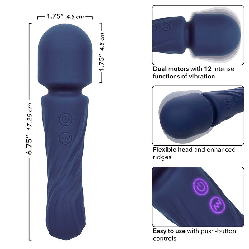 CALEXOTICS Charisma Allure – Massagegerät mit Doppelmotor, lila
