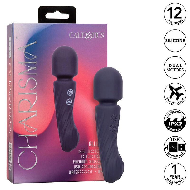 CALEXOTICS Charisma Allure – Massagegerät mit Doppelmotor, lila