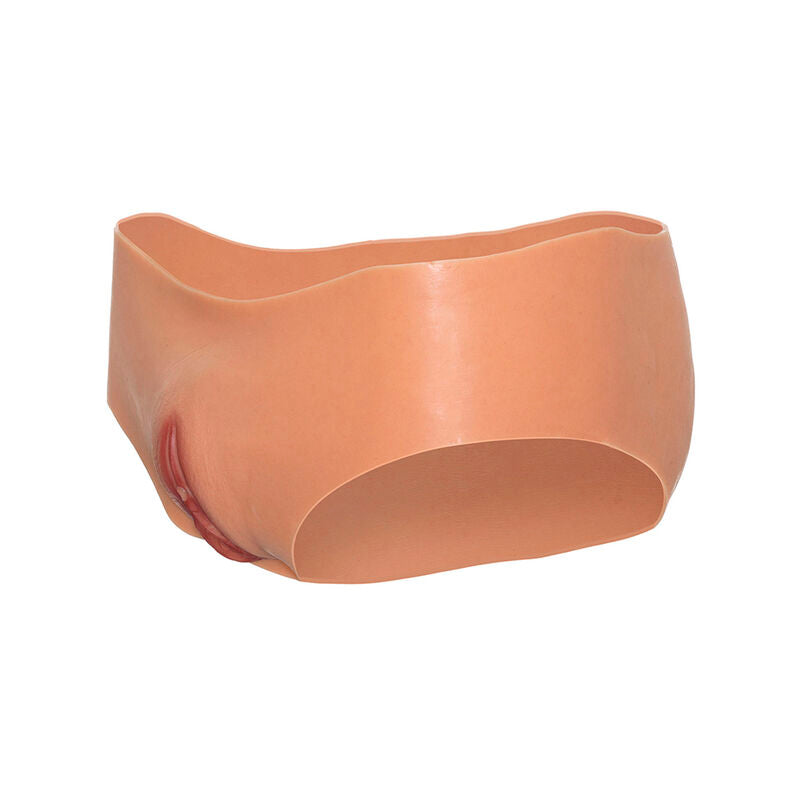 HIDDEN DESIRE Alter Ego – Offener Vagina-Slip, hohe Taille, hautfarben