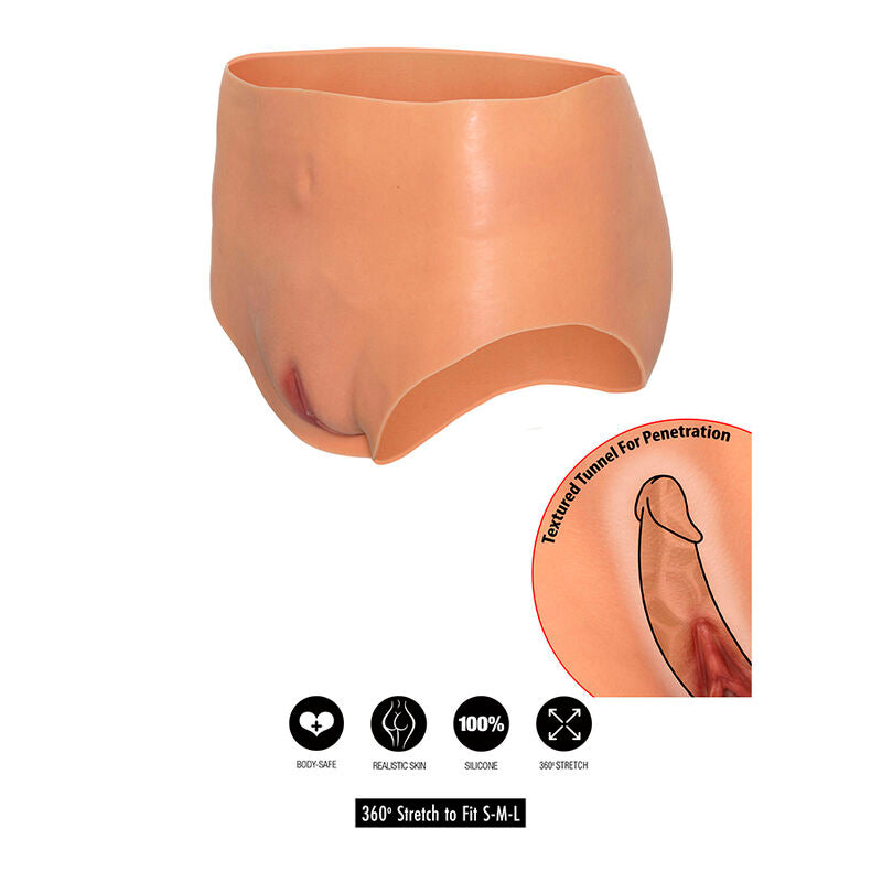 DÉSIR CACHÉ – ALTER EGO CULOTTE VAGIN OUVERT TAILLE HAUTE COULEUR
