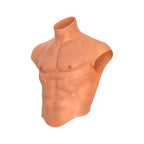 HIDDEN DESIRE Alter Ego – Silikon-Männertorso-Shirt mit Bauchmuskeln, hautfarben