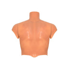 HIDDEN DESIRE Alter Ego – Silikon-Männertorso-Shirt mit Bauchmuskeln, hautfarben