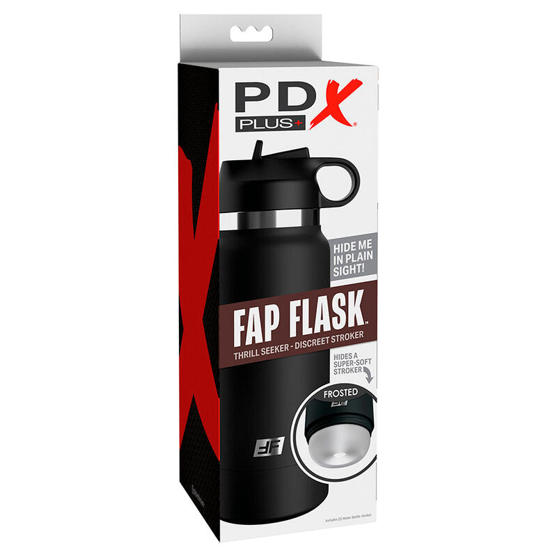 PDX Plus Fap Flask – Diskreter Stroker in Flaschenform, transparent
