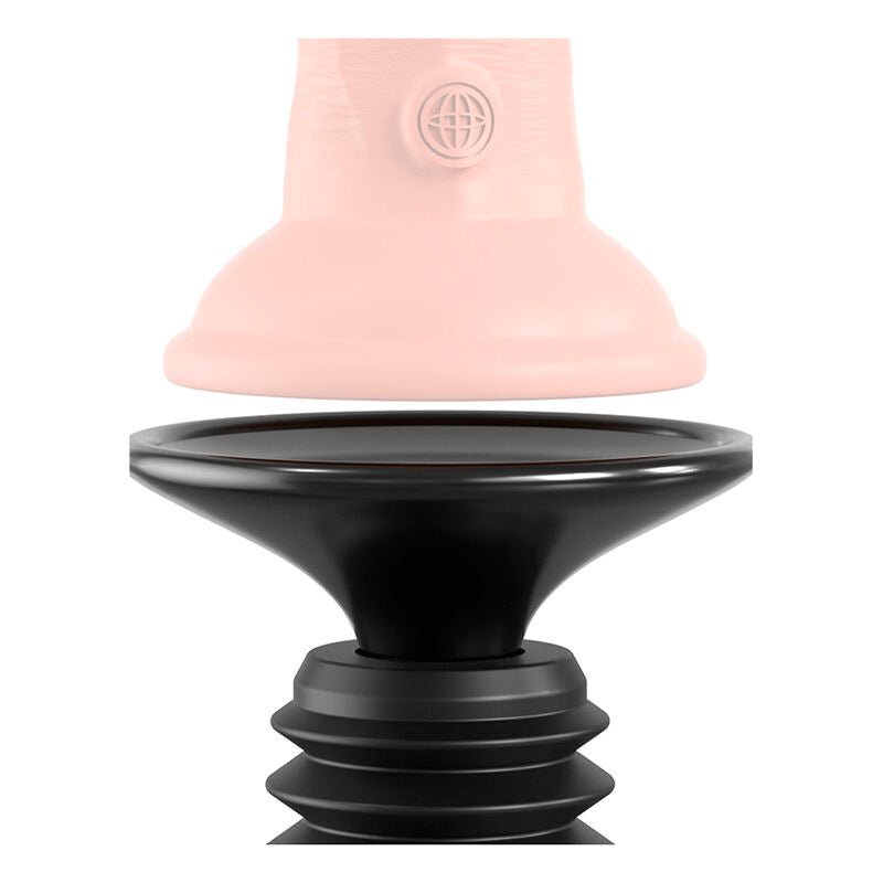 FETISH FANTASY SERIES – Body Dock Thruster Dildo-Halterung mit 7 Push-Modi, Schwarz