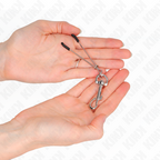 KINK – PINZA PER CAPEzzoli A GANCIO SOTTILE ARGENTO 7 CM