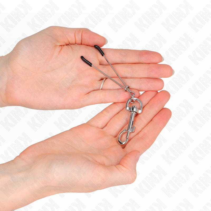 KINK – PINZA PER CAPEzzoli A GANCIO SOTTILE ARGENTO 7 CM