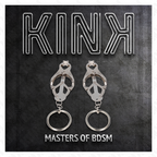 KINK – MORSETTI PER CAPEZZOLI CON O-RING TRIFOGLIO GIAPPONESE ARGENTO